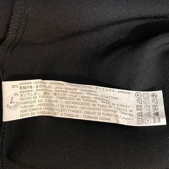 NWT Zara Square Neck Fitted Midi Dress - Picture 17 of 17